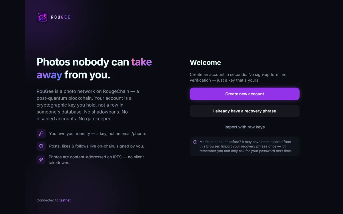 RouGee homepage